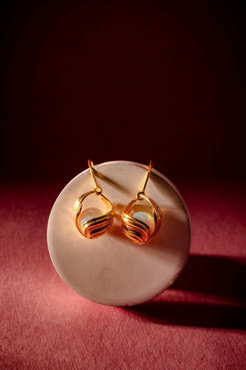 Pistachio earrings