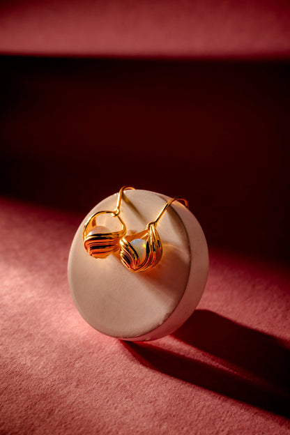 Pistachio earrings
