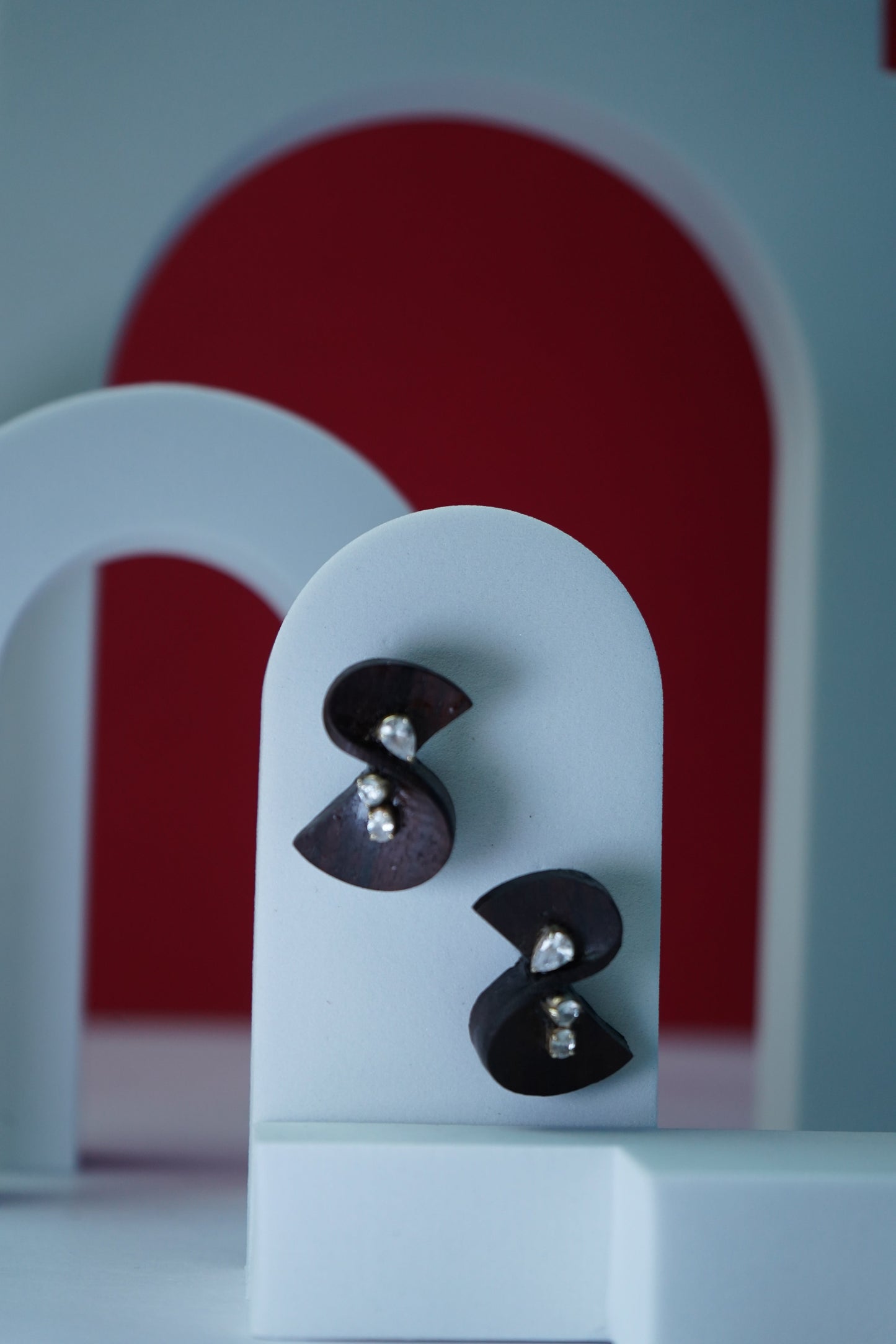 Tarash swirl earrings